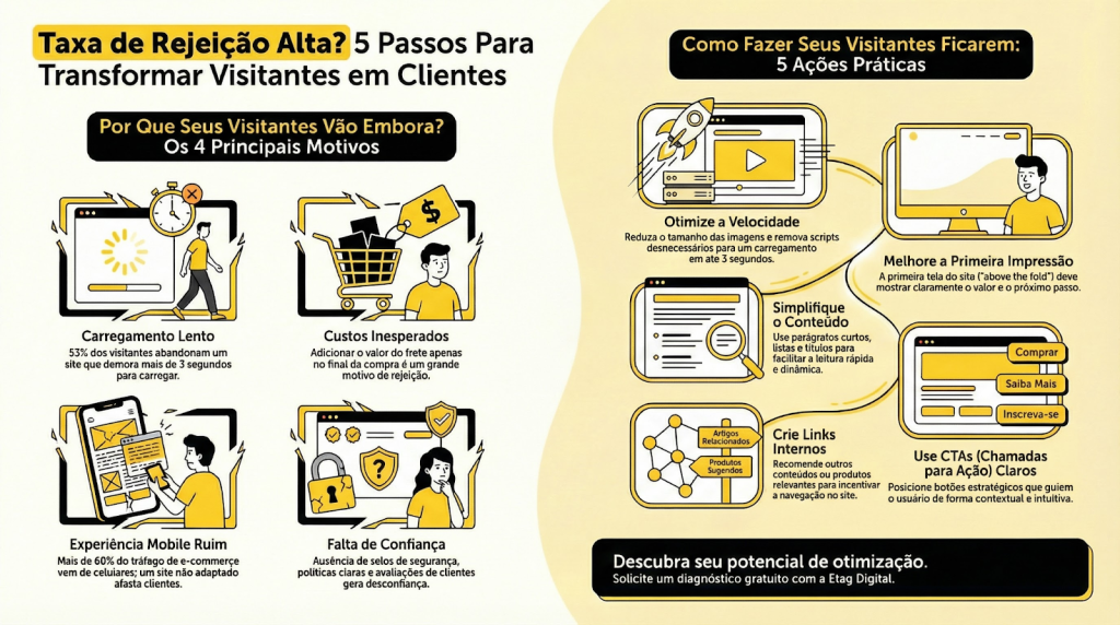 Como Reduzir a Taxa de Rejeição no E-commerce?